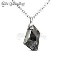 Swarovski Crystals Silver Knight Pendant ( Large ) - Her Jewellery