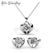 Swarovski Crystals Simply Love Set - Her Jewellery