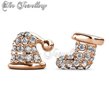 Swarovski Crystals Little Santa's Earrings - Her Jewellery