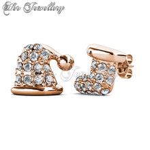 Swarovski Crystals Rudolph Earrings Set - Her Jewellery