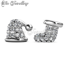 Swarovski Crystals Little Santa's Earrings - Her Jewellery