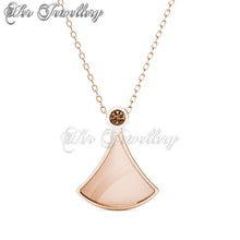 Swarovski Crystals Ambre Pendant - Her Jewellery