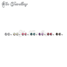 Swarovski Crystals 7 Days Moon Pendants Set and 7 Days Moon Earrings Set Bundle - Her Jewellery