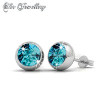 Swarovski Crystals 7 Days Moon Pendants Set and 7 Days Moon Earrings Set Bundle - Her Jewellery