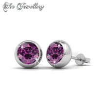 Swarovski Crystals 7 Days Moon Pendants Set and 7 Days Moon Earrings Set Bundle - Her Jewellery