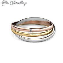 Swarovski Crystals 3 Realms Bangle - Her Jewellery