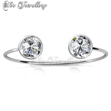 Swarovski Crystals Duo Crystaline Bangle - Her Jewellery