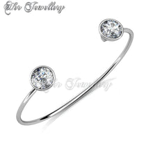 Swarovski Crystals Duo Luminous Bangle - Her Jewellery