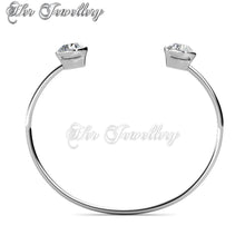Swarovski Crystals Duo Luminous Bangle - Her Jewellery