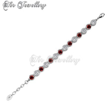 Swarovski Crystals Myriad Birth Stone Bracelet - Her Jewellery