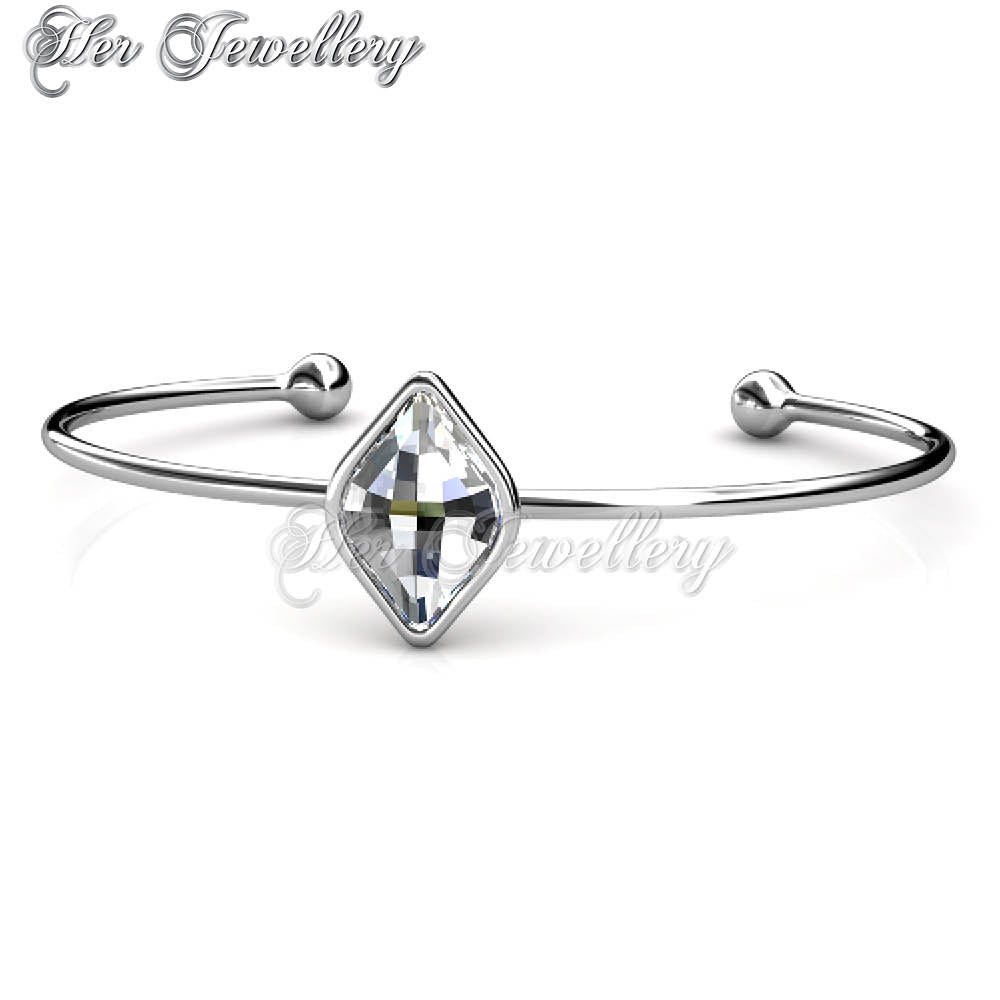 Swarovski Crystals Rohmbus Bangle - Her Jewellery