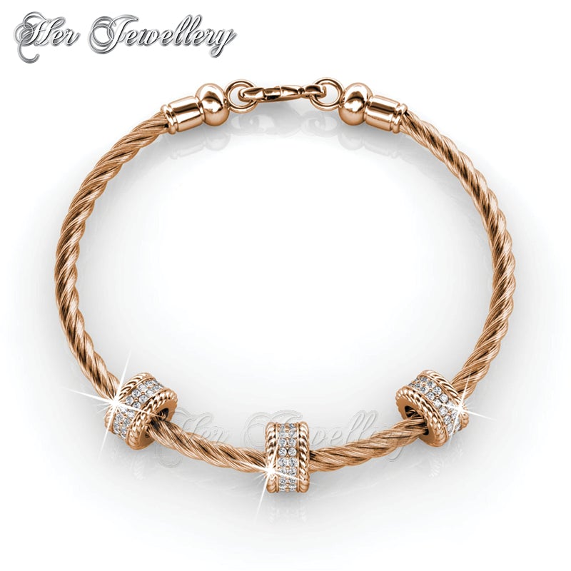 Swarovski Crystals Roller Bangle - Her Jewellery