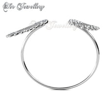 Swarovski Crystals Wings Bangle - Her Jewellery