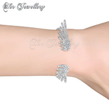 Swarovski Crystals Wings Bangle - Her Jewellery