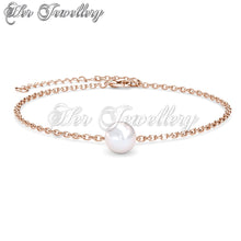Crystal Pearl Bracelet