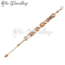 Swarovski Crystals Devoted Charm Bracelet - Her Jewellery