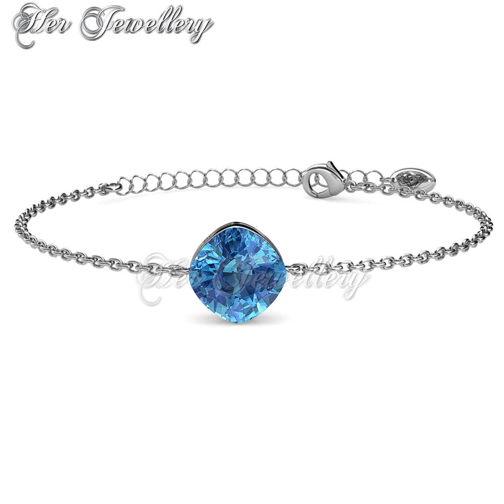 Swarovski Crystals Gillian Bracelet‏ (Blue) - Her Jewellery
