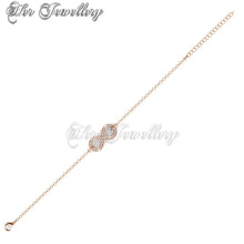 Swarovski Crystals Infinity Eight Bracelet - Her Jewellery