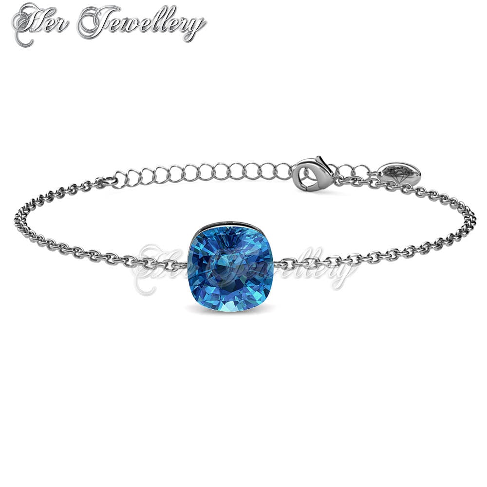 Swarovski Crystals Juliana Bracelet‏ (Blue) - Her Jewellery