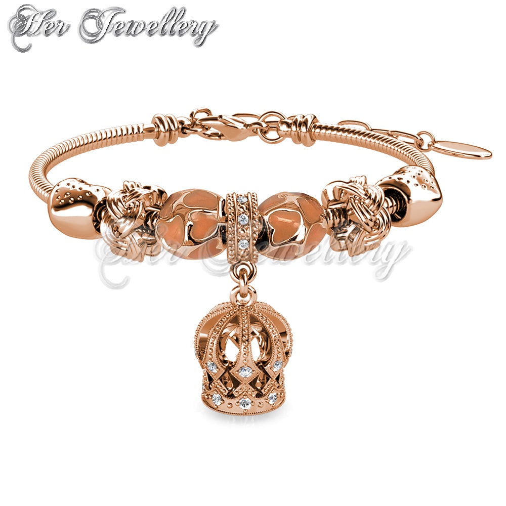 Laure Crown Charm Bracelet