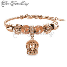 Laure Crown Charm Bracelet