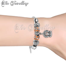 Laure Crown Charm Bracelet