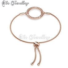 Swarovski Crystals Looped Bracelet - Her Jewellery