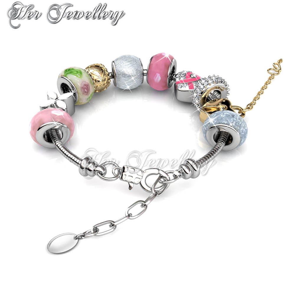 Swarovski Crystals Mylady Charm Bracelet - Her Jewellery