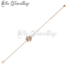 Swarovski Crystals Snowflakers Bracelet - Her Jewellery