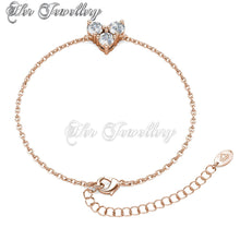 Swarovski Crystals Troika Bracelet - Her Jewellery