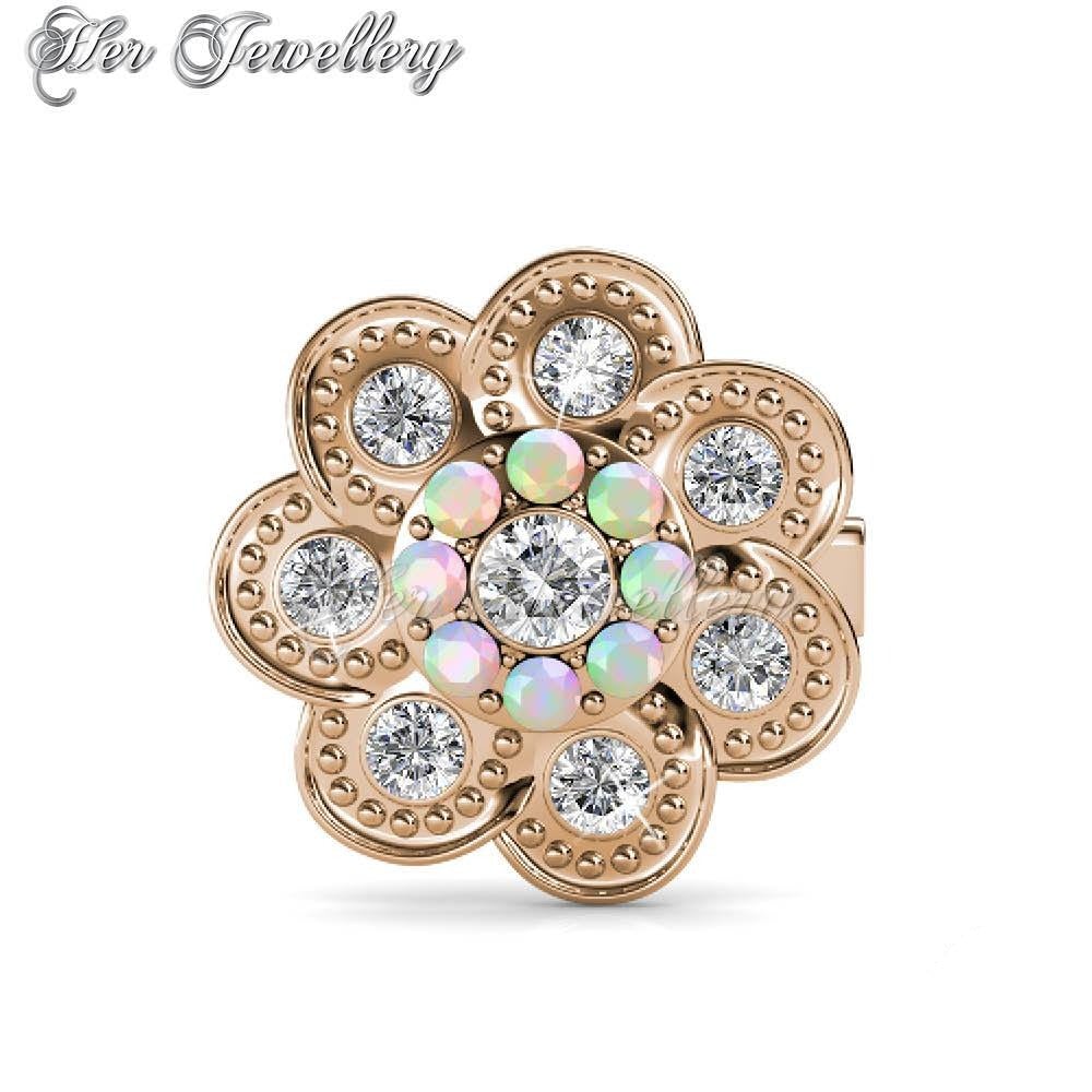 Swarovski Crystals Blossome Brooch - Her Jewellery