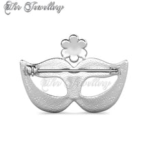 Swarovski Crystals Masquerade Brooch - Her Jewellery