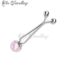 Swarovski Crystals Pearl Tudung Clip - Her Jewellery