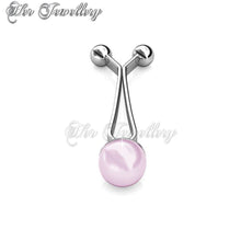 Swarovski Crystals Pearl Tudung Clip - Her Jewellery