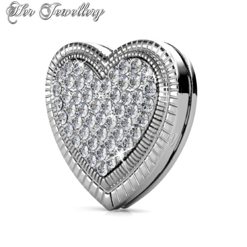 Swarovski Crystals Riley Love Brooch - Her Jewellery