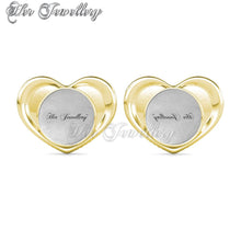 Swarovski Crystals Schicht Love Brooch - Her Jewellery