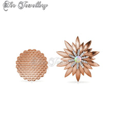 Swarovski Crystals Shiny Lotus Brooch - Her Jewellery