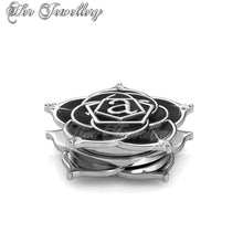 Swarovski Crystals Twilight Rose Brooch - Her Jewellery