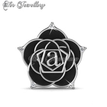 Swarovski Crystals Twilight Rose Brooch - Her Jewellery