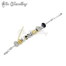 Swarovski Crystals Mylady Charm Bracelet Combo Set - Her Jewellery