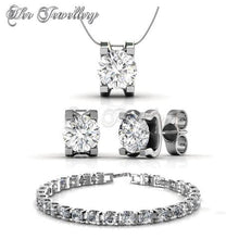 Swarovski Crystals Caring Bundle Set - Her Jewellery