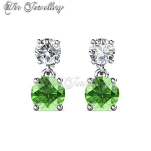 Swarovski Crystals 7 Days Dangling Earrings‏ Set - Her Jewellery