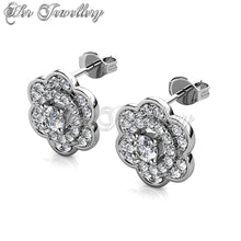 Swarovski Crystals Amaryllis Earrings - Her Jewellery