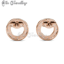 Swarovski Crystals Annulus Earrings - Her Jewellery