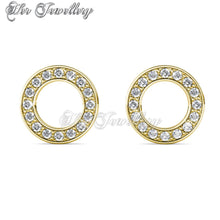 Swarovski Crystals Annulus Earrings - Her Jewellery