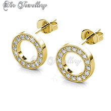 Swarovski Crystals Annulus Earrings - Her Jewellery