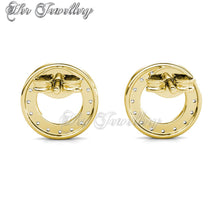 Swarovski Crystals Annulus Earrings - Her Jewellery