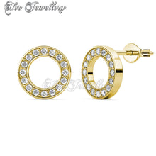 Swarovski Crystals Annulus Earrings - Her Jewellery