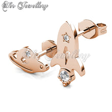 Swarovski Crystals Astra Space Earrings - Her Jewellery