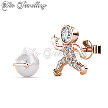 Swarovski Crystals Astronaut Earrings - Her Jewellery